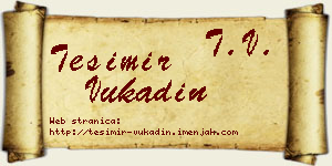 Tešimir Vukadin vizit kartica